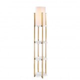 Opviq podna lampa 7119 white gold us