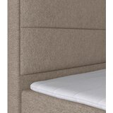 MID.YOU POSTELJA BOXSPRING 180 cm x 200 cm , les, kovina, umetna masa, tekstil bež | Shoptok.si