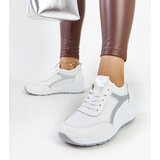 Gemre White wedge sneakers Hermina | shoptok.hr