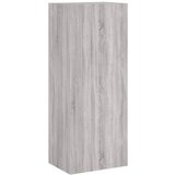 Maison Chic Stenska TV omarica - TV stojalo - Televizijska omarica siva sonoma 40,5x30x102 cm inženirski les, (21699413) Cene