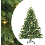 vidaXL Umjetno božićno drvce s stalakom Zelena 120 cm PE i PVC | shoptok.hr