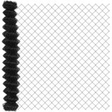  Ograde od lanca s betonskom podlogom 10 x 1,5 m Siva Mreža | shoptok.hr
