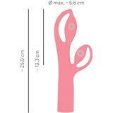 You2Toys Fabulous - akumulatorski vibrator s rukohvatom za klitoris (ružičasti) | shoptok.hr