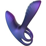 Hueman Infinity Ignite - vibracijski prsten za penis i testise (ljubičasta) | shoptok.hr