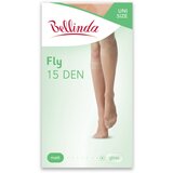 Bellinda FLY KNEE HIGHS 15 DEN - Women's silon knees - amber | Shoptok.si