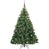 vidaXL Umjetno božićno drvce s stalakom Zelena 210 cm PE i PVC | shoptok.hr