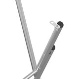  Sklopive noge za barski stol srebrne 45x53x108 cm čelične | Eponuda.ba