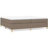  Za krevet s oprugama smeđesivi 200x200 cm od tkanine | shoptok.hr