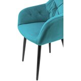 Livetastic Naslanjač Samt, Turkizna | Shoptok.si