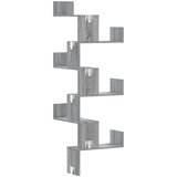  Kutna zidna polica boja hrasta 45x45x147 cm drvena | Eponuda.com