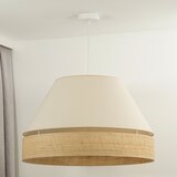  Duolla - Visilica na sajli YUTE AVIGNON 1xE27/15W/230V prečnik 60 cm krem/bež | Eponuda.com