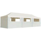 vidaXL Zložljiv pop-up šotor za zabave z 8 stranicami 3x9 m krem Cene