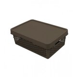 QUTU Korpa za veš 27x39x15,7cm 12l smeđa Q BASKET Cijene