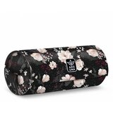 Ars Una Flowery Black cvetlični zvitljiv peresnica 20x9x9cm | Shoptok.si