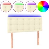  Posteljno vzglavje krem 90x5x78/88 cm umetno usnje, (20735477) | Shoptok.si