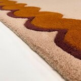 Flair Rugs Oranžna/v naravni barvi ročno tkana volnena preproga 200x290 cm Wiggle Wool – | Shoptok.si