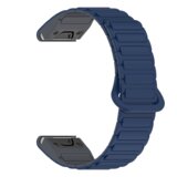 INF Silikonski magnetni pašček za uro Garmin Fenix 8/7X/Epix s hitrim sproščanjem Blue 26 mm, (21838731) | Shoptok.si