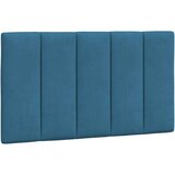  Okvir kreveta s LED svjetlima plavi 90 x 200 cm baršunasti | shoptok.hr