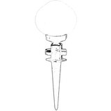 Opviq Vanjska zidna lampa BBO-68172-BSY, 50 cm, IP65, E27, Crna | Eponuda.ba