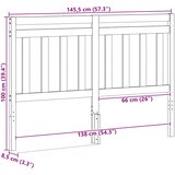  Uzglavlje s uzglavljem Vosak smeđa 145,5 x 100 cm | shoptok.hr