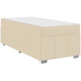  Krevetna konstrukcija s madracem Krema 100 x 200 cm tkanina | shoptok.hr