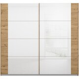 Modern Living Omara Z Drsnimi Vrati Artemis, Bela, Barva Hrasta | Shoptok.si