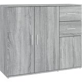 Maison Chic Komoda - Predalnik siva sonoma 91x29,5x75 cm inženirski les, (21717330) | Shoptok.si