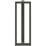  Noge za barsko mizo v obliki črke T 2 kosa antracit 40x35x(110-111) cm jeklo | Shoptok.si