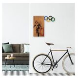Wallity banksy - 14 WalnutBlack Decorative Wooden Wall Accessory | Eponuda.com