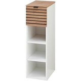 Voleo viseči element, bela, hrast artisan | Shoptok.si