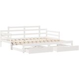 vidaXL Dnevni krevet na razvlačenje s ladicama bez madraca 90 x 190 cm | shoptok.hr