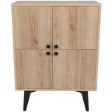 Hanah home Senegal OakBlack Multi Purpose Cabinet Cene