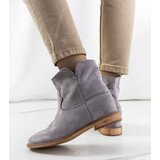 Gemre Gray ankle boots with hidden wedge Zoki | shoptok.hr