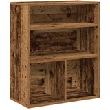 Maison Chic Knjižna omara - Knjižni regal starinski les 60x30x71,5 cm inženirski les, (21725990) Cene