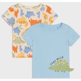 Sinsay Pamučne majice s printom dinosaura 2 pack | shoptok.hr