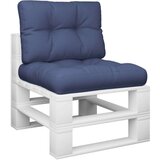  Blazine za kavč iz palet mornarsko modre 60x40x12 cm blago | Shoptok.si