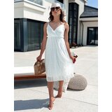 DStreet SIENA White Dress Cene