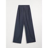 Sinsay Prugaste wide leg hlače s viskozom | shoptok.hr