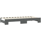  Dnevni krevet na razvlačenje i ladice tamnosivi 80x200 cm | shoptok.hr