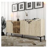 Hanah home komoda venedik walnut travertine | ePonuda.com