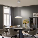 SCHÖNER WOHNEN 14607-16 - led prigušiva luster na sajli lente LED/23W/230V pr.50cm bela | Eponuda.com