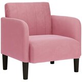 SOFA s naslonima za ruke, ružičasta, 54 cm, baršun | Shoptok.si