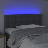  Uzglavlje tamnosivo 100x5x78/88 cm od tkanine | shoptok.hr