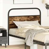  Zamjensko uzglavlje dimljeni hrast 90 cm čelik i konstruirano drvo | shoptok.hr