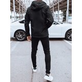 DStreet Softshellowa kurtka męska z kapturem czarna | Shoptok.si