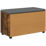  Klupa za hodnik s jastukom Dimljeni Hrast 80 x 38 x 46 cm | shoptok.hr
