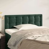  Uzglavlje tamnozeleno 90x5x78/88 cm baršunasto | shoptok.hr