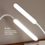 COLORWAY LED Stolna Lampa Prijenosna i Fleksibilna 360 Bijela | shoptok.hr