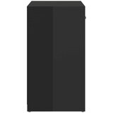  Klupa za cipele visoki sjaj crna 94,5 x 31 x 57 cm drvena | Eponuda.com