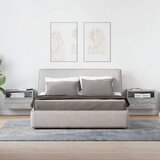  Zidni noćni ormarići 2 kom siva sonoma 45x26x28,5 cm | Eponuda.com